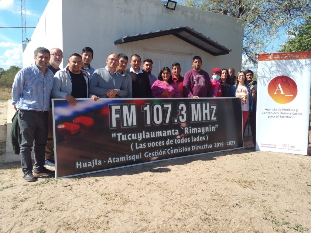 En Huajla, la Agencia UNSE realizó un taller para FMs comunitarias